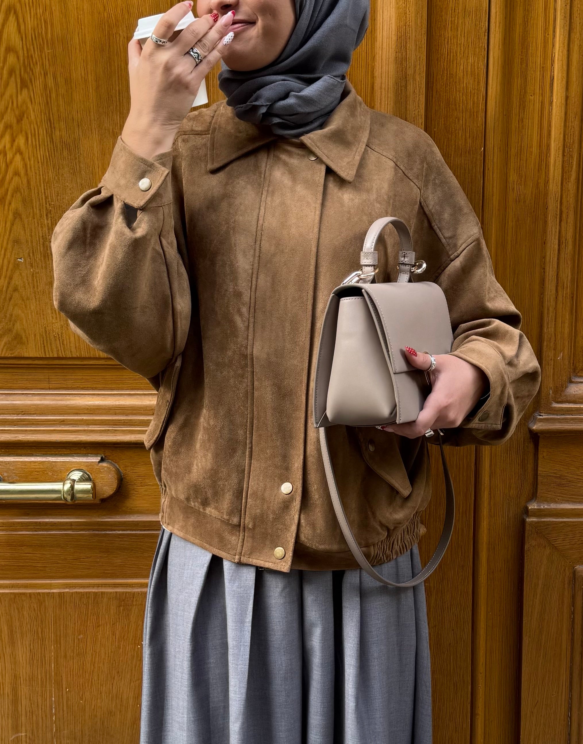 Veste signature oversize