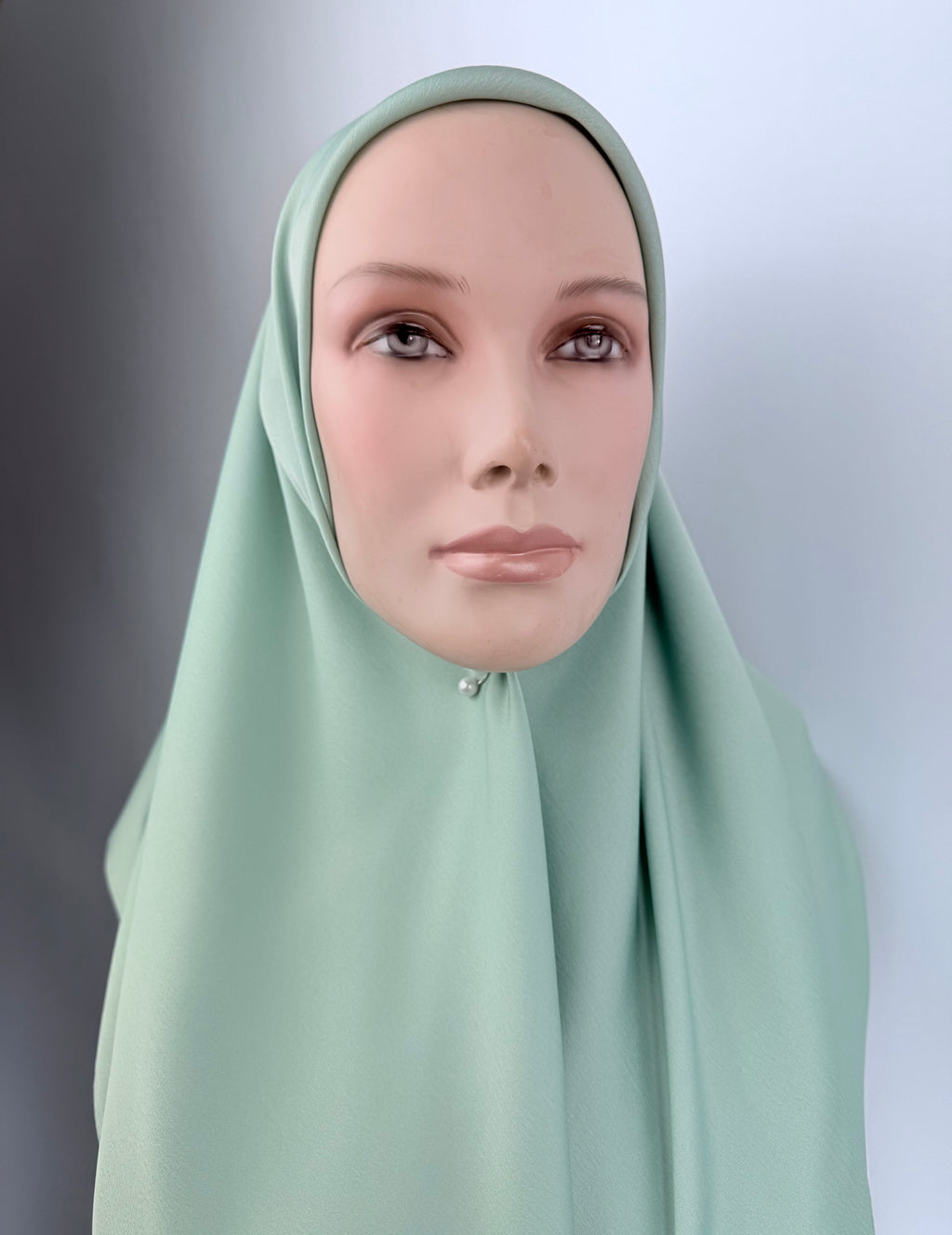 Voile en soie vert d'eau