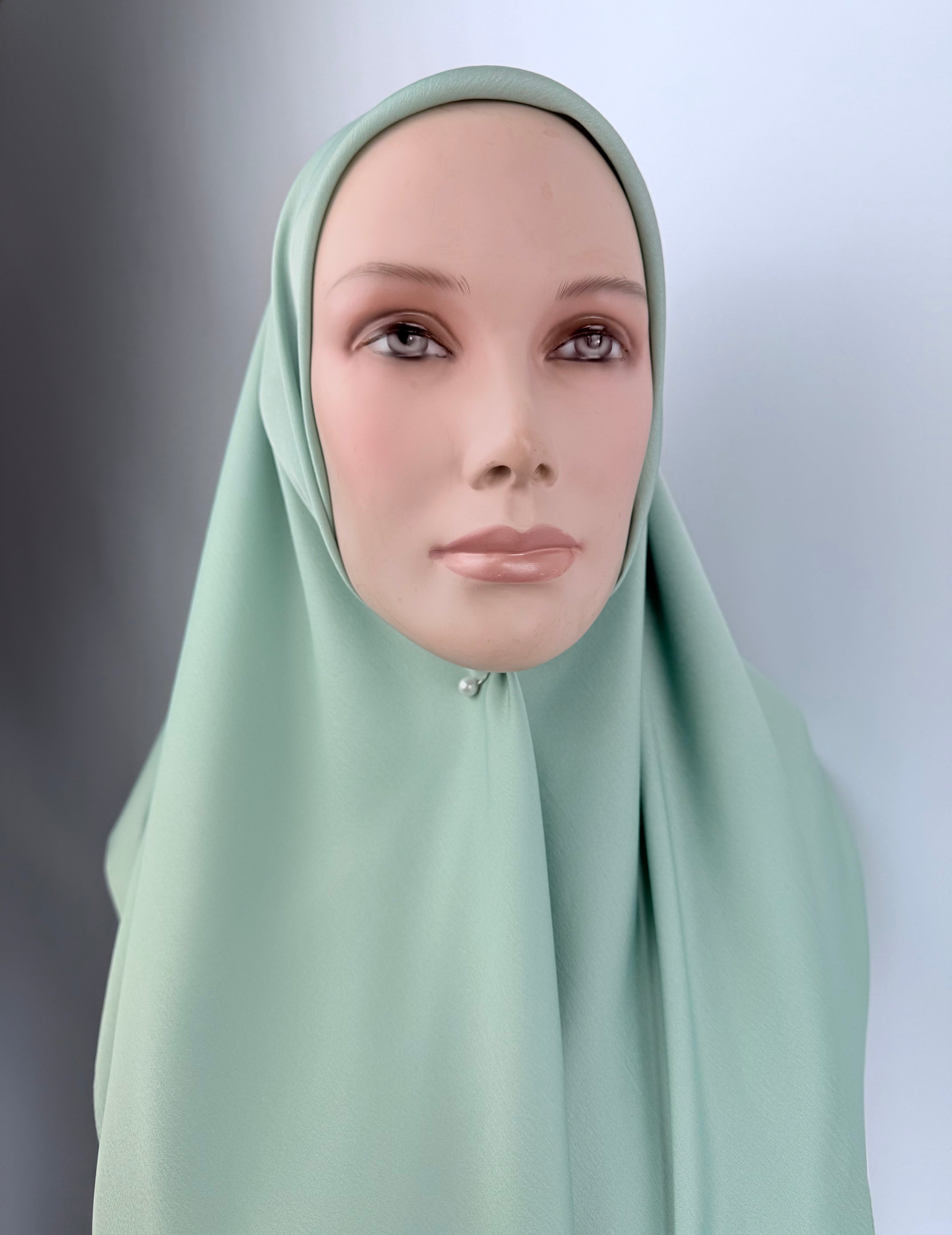 Voile en soie vert d'eau