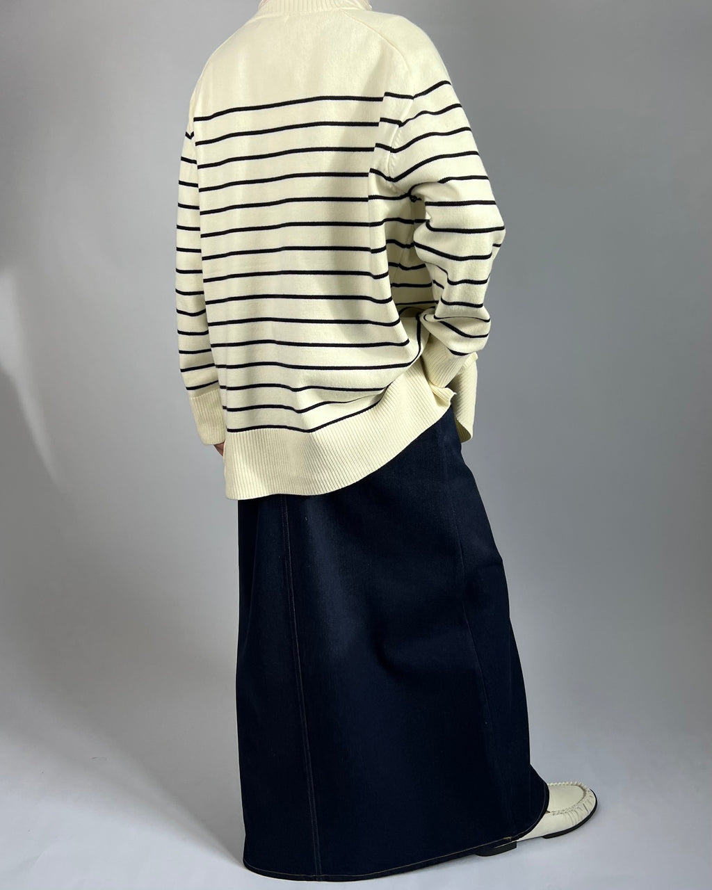 Ensemble marin et denim